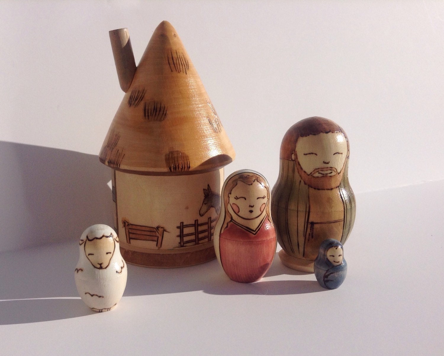 nativity nesting dolls