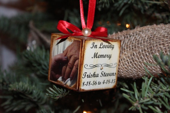 picture frame loving memory ornament