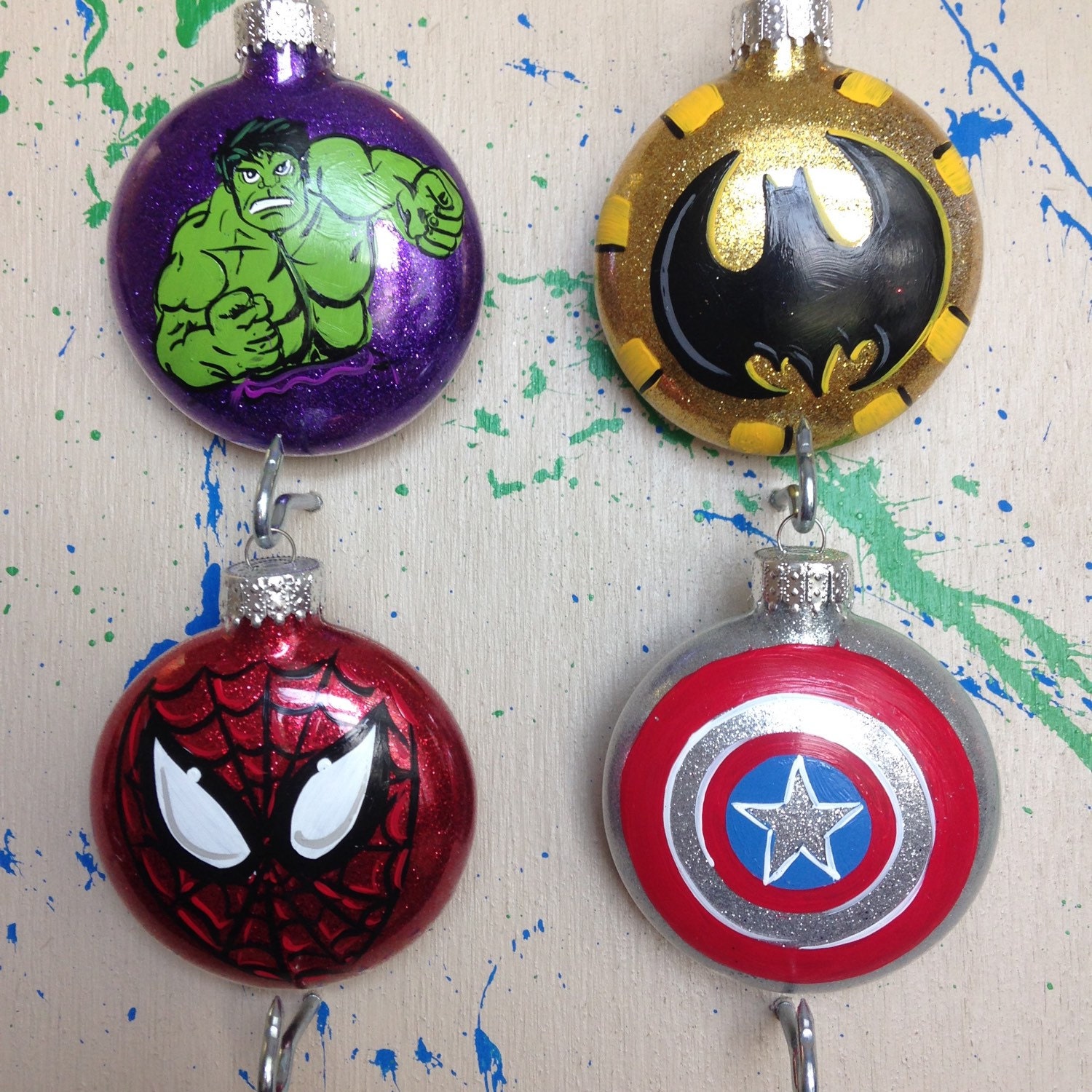 marvel mini ornaments