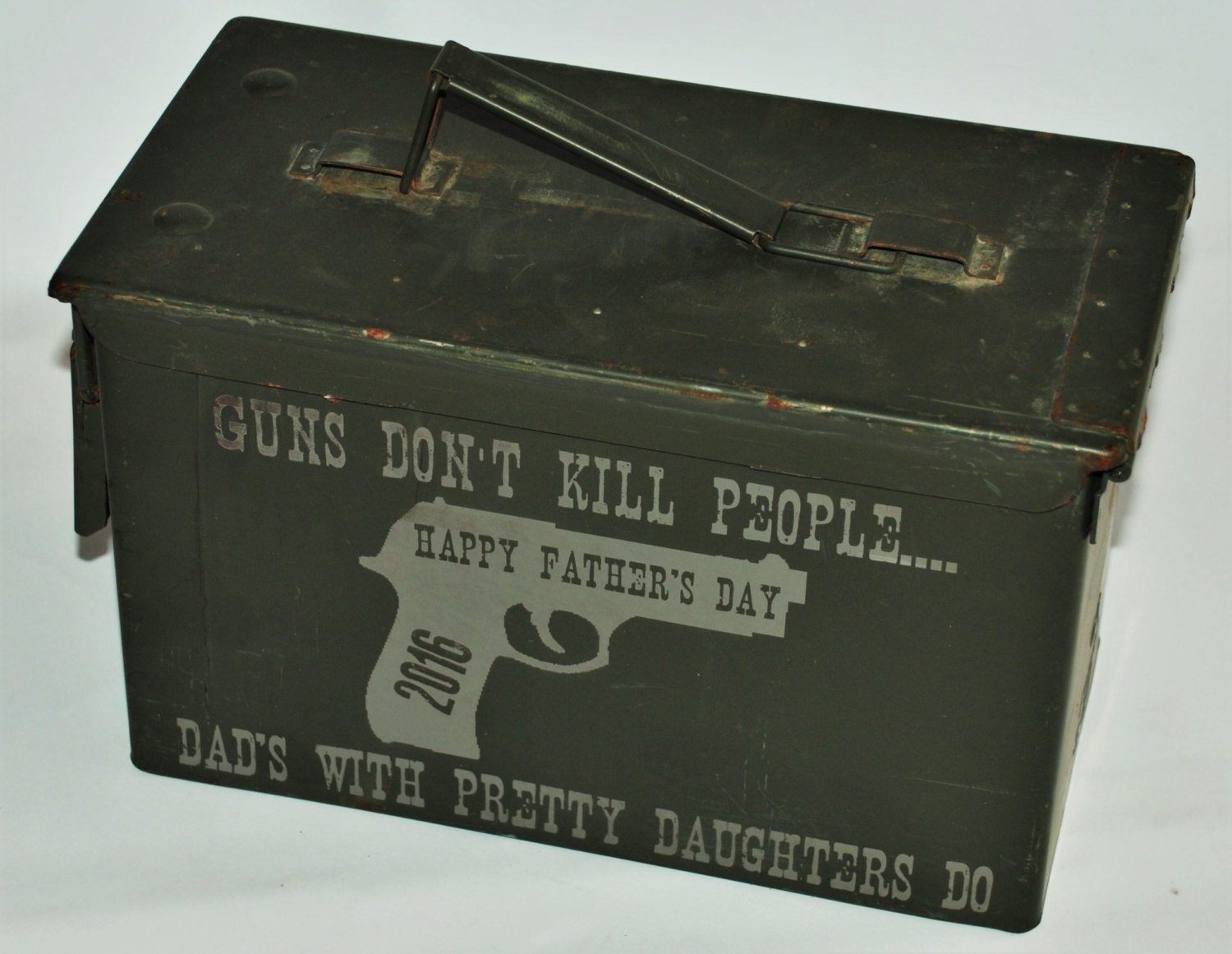 Ammo Box Gift for Men Personalized Laser Engraved Ammo Box