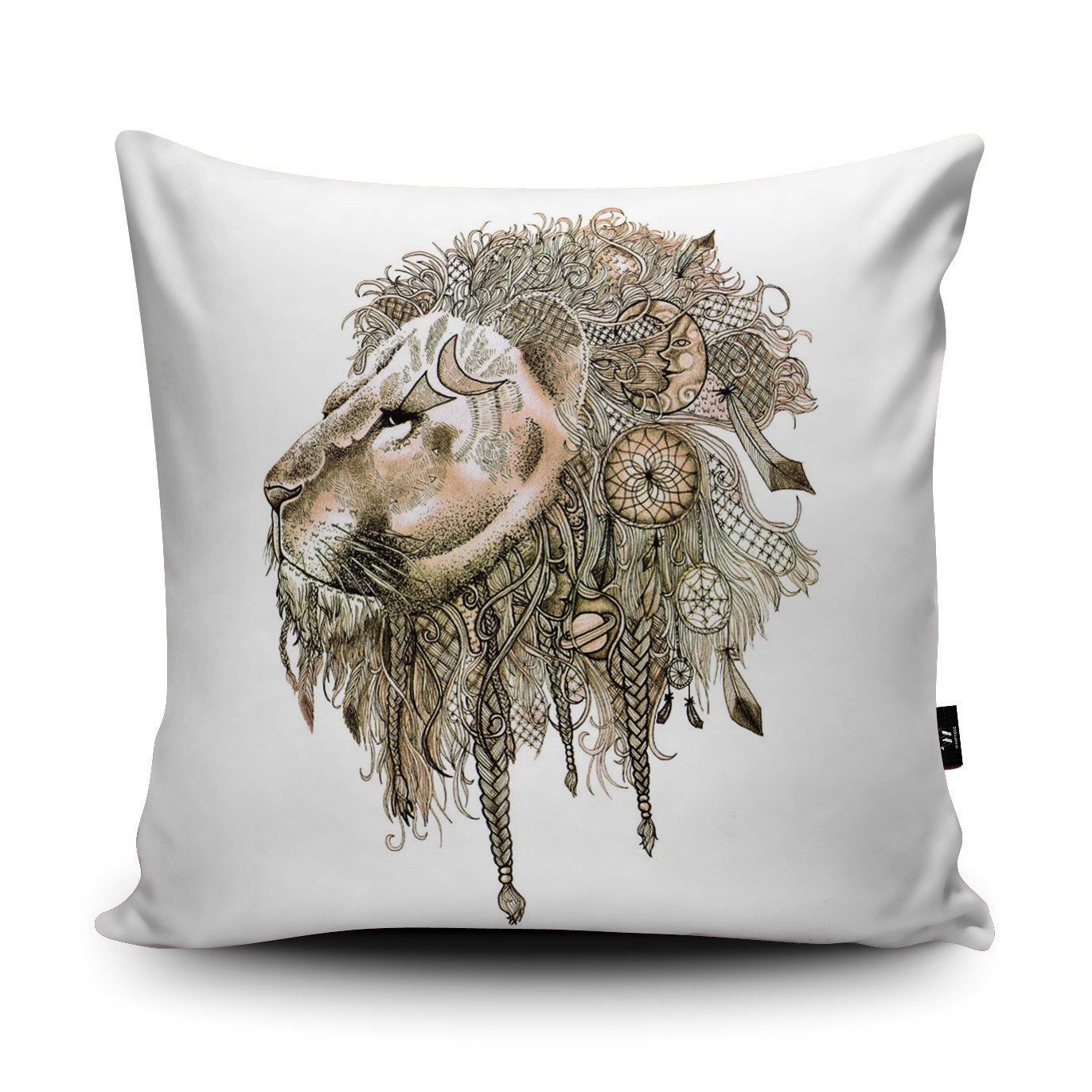 Lion Cushion Lion Pillow Lion Bedding Lions Mane Cushion