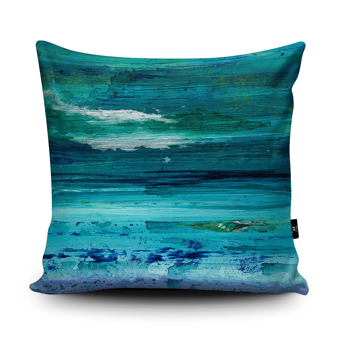 Turquoise Cushion Turquoise Pillow Blue cushion Seascape