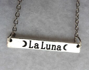 La Luna Necklace - Moon, Lunar, Witch, Wicca, Occult, Esoteric, Witchcraft, Magic, Witchy, Grunge, Mystic, Hell, Black metal, cosmic, star