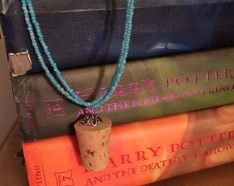 Luna Lovegood butterbeer cork necklace
