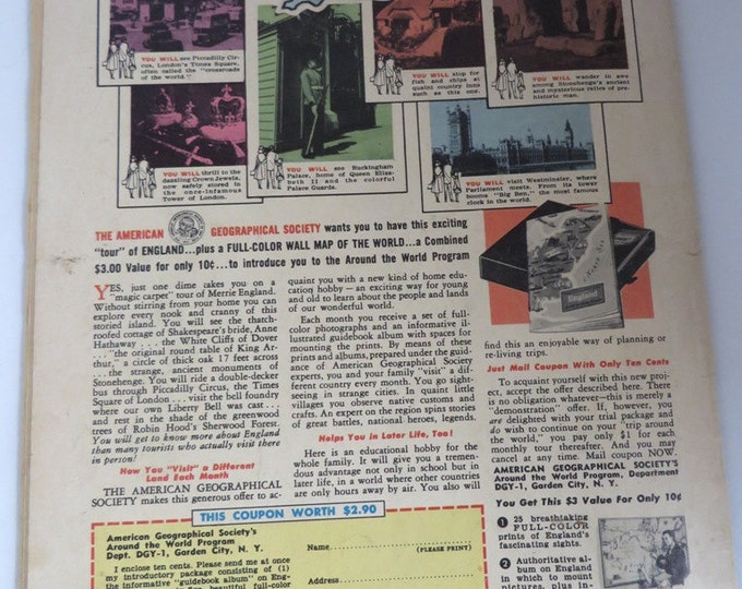 Tom and Jerry Comic Book, Vintage Dell Comics Vol. 1 No. 188, March 1960