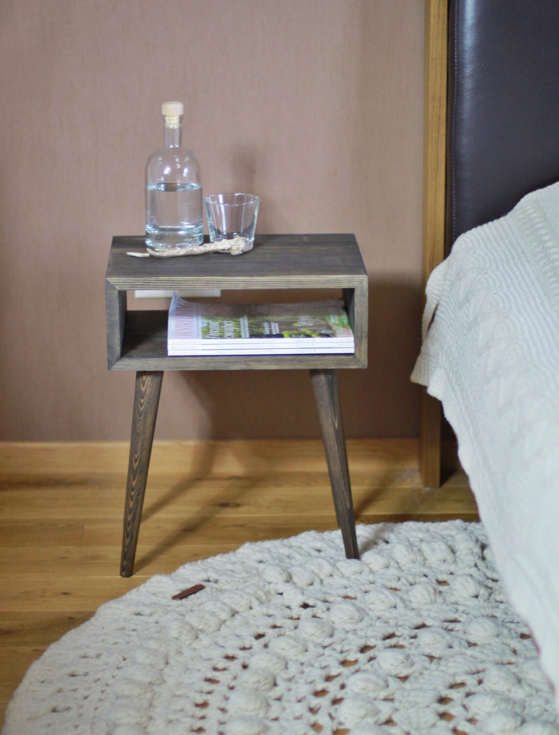 Bedside Tables Midcentury Modern Furniture Nightstand Wood