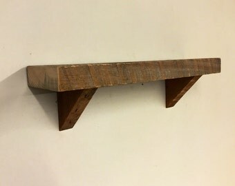 Floating Barn wood shelf