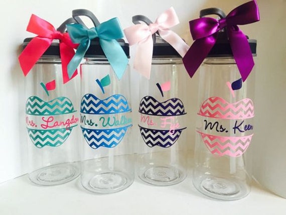 Personalized Teacher Water Bottle /Personalized Teacher