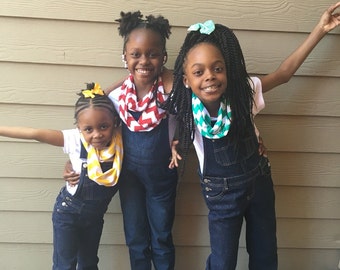 SALE Combo of 3 Any Color Chevron Scarves Jersey Knit Infinity Scarf Zig Zag Scarves Kids Accessories