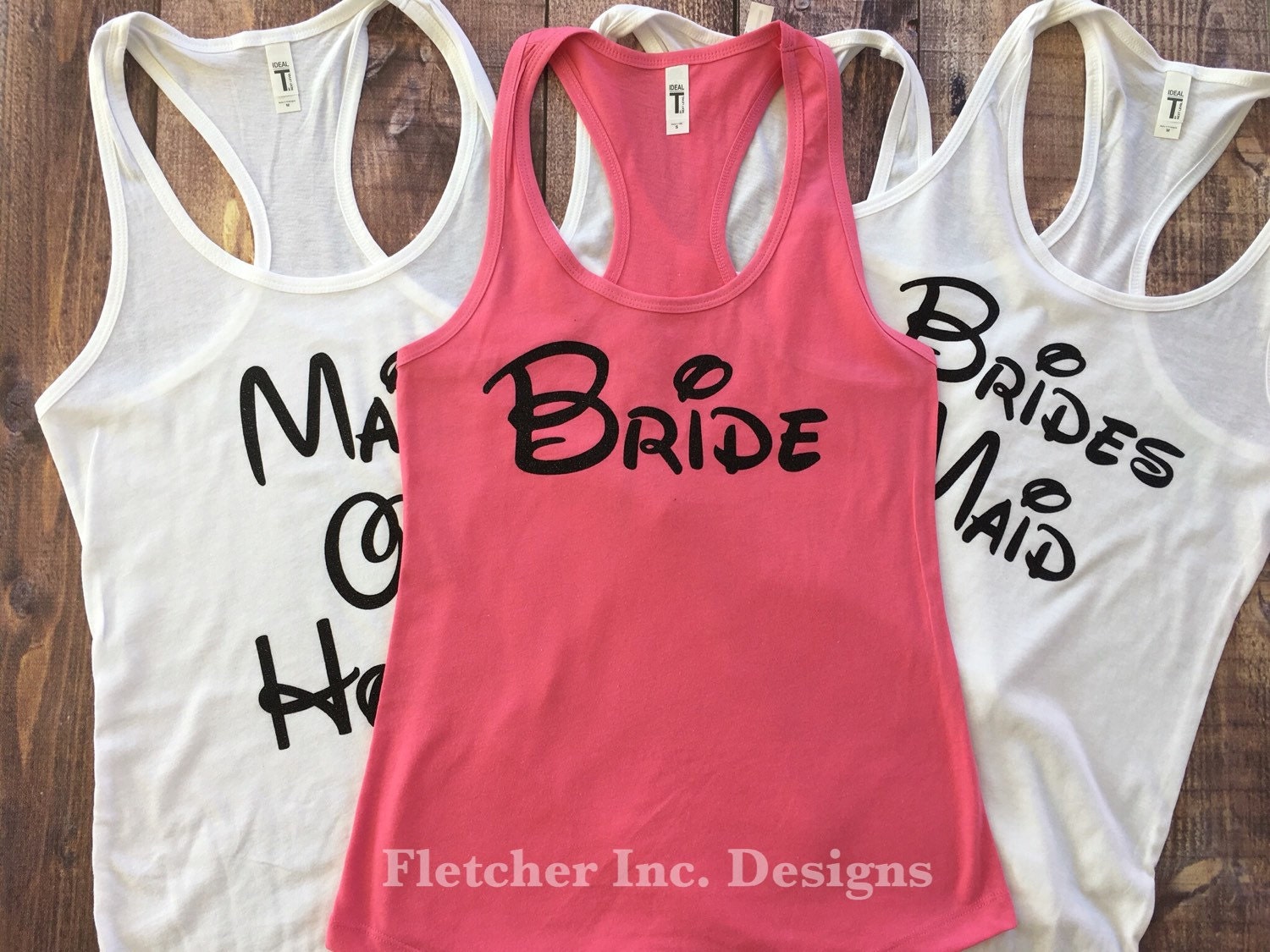 disney bridal shirts