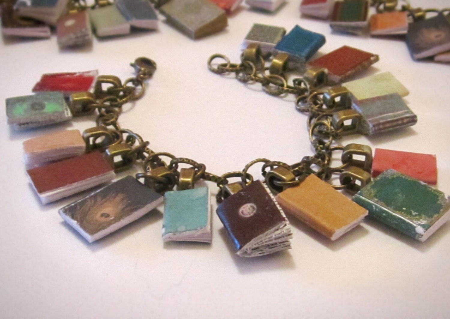 Book Bracelet Book Bracelet Charm Book Charm Bracelet Book
