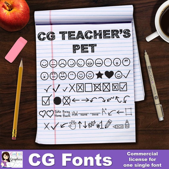 LCR Teacher s Pet Font