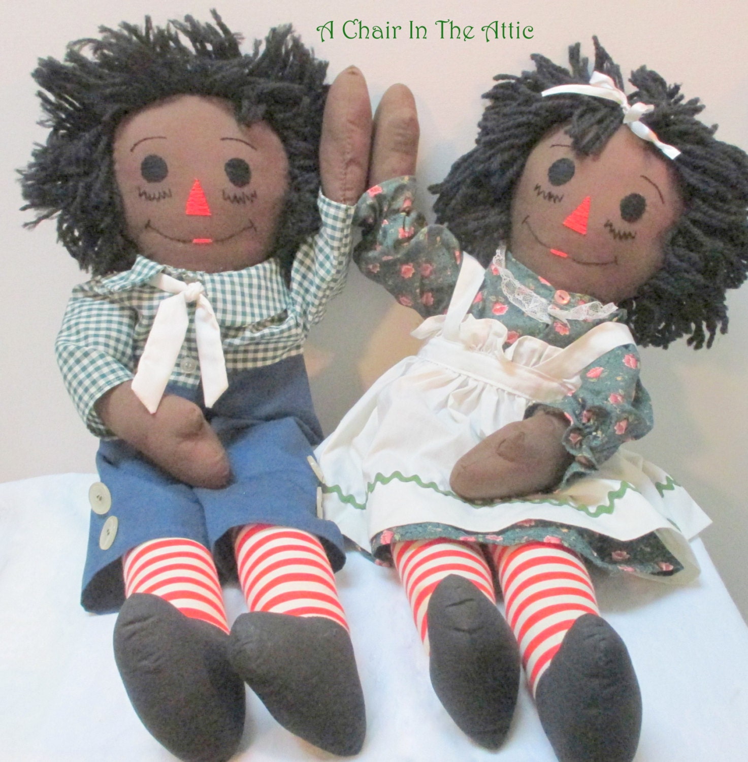 raggedy ann & raggedy andy dolls