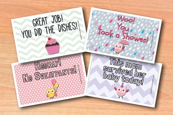 Adult Reward Stickers - New Mom or Baby Shower Set | Adulting Stickers for Grown Ups