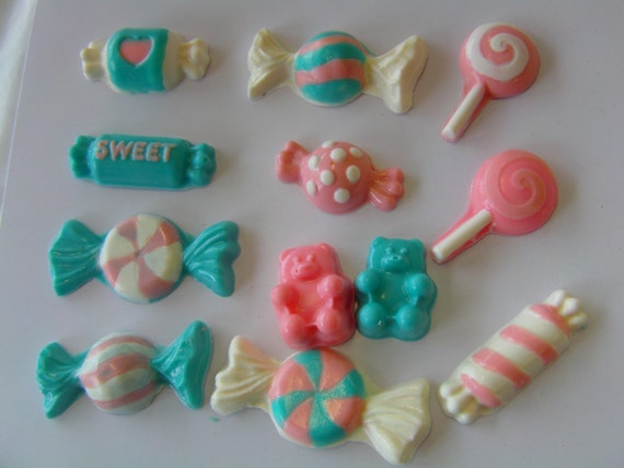 Sweet Shop/Vintage Sweet Shoppe (12)/Candy Land Theme/For Birthday Parties/Showers/ Perfect For Decorating Cakes or Cupcakes-Favor Bags Il_570xn