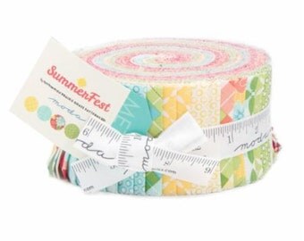 NEW! Summerfest Jelly Roll by April Rosenthal of Prairie Grass Patterns