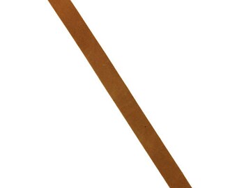 Leather Cuff Natural 1/2" Wide with 2 Snaps (LE2002)