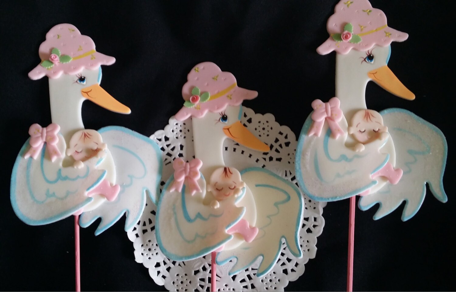 Baby Shower Stork Stork Centerpieces Baby Centerpiece Boy