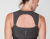 Half Moon Open Back Tank Top