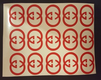 Designer Inspired Decals For Balloons and More (READ DESCRIPTION before ordering)