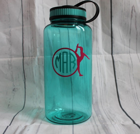 Monogrammed Gymnastics 34oz Water Bottle Gymnasts Water