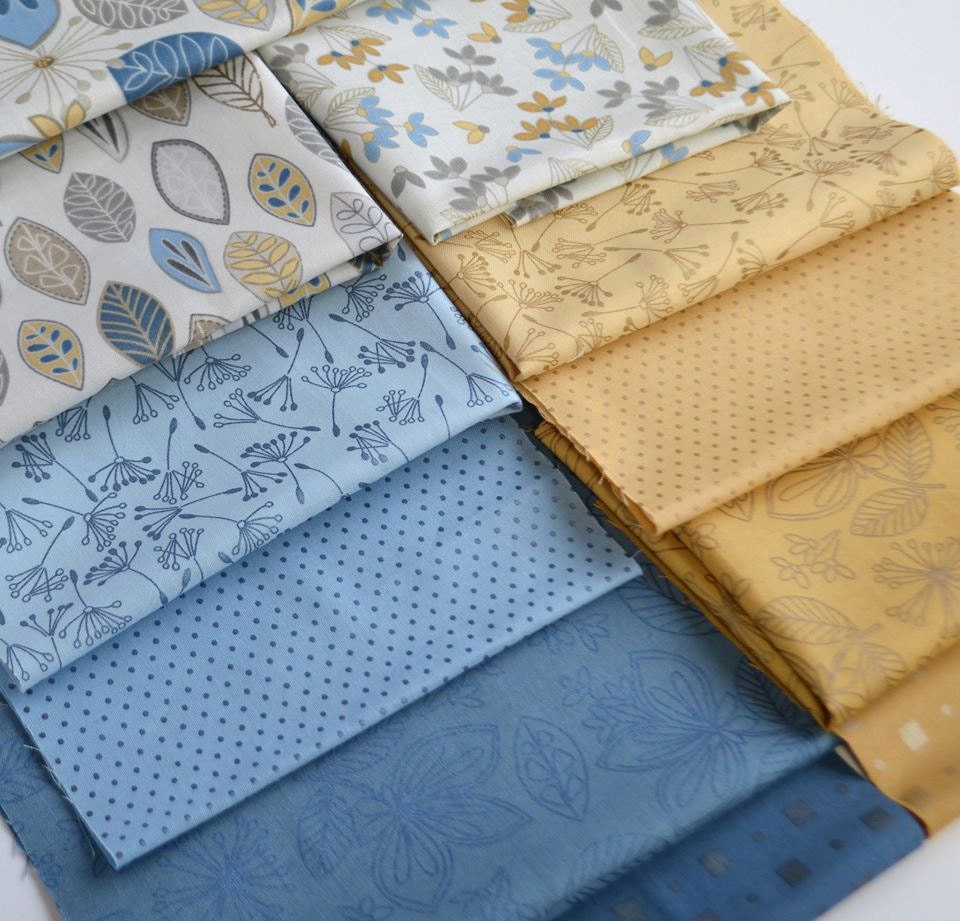 Fabric Bundle of Maywood Studios Neutral Ground and Color