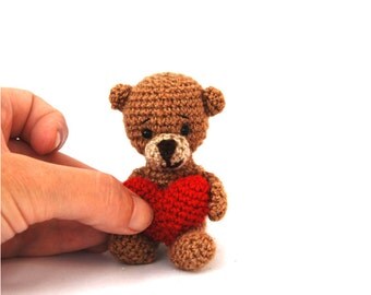 crochet koala Valentines little koala bear amigurumi