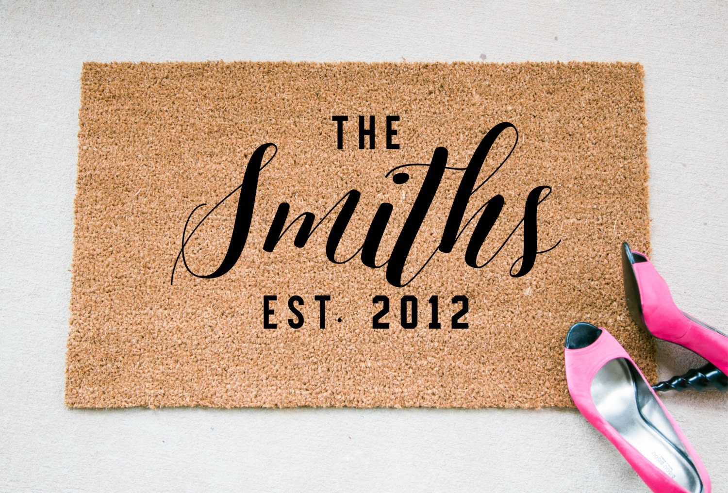 Custom Doormat The Last Name Doormat Personalized