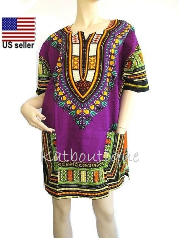 dashiki shirt dress