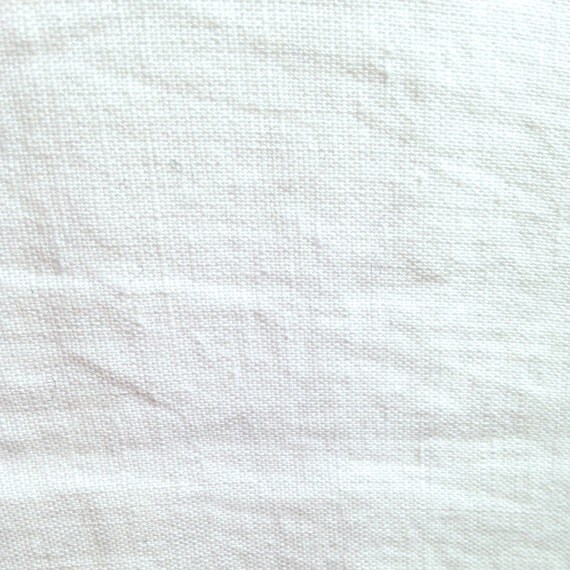 white linen cotton blend fabric