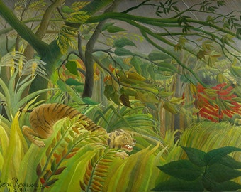 Henri Rousseau: Surprise. Fine Art Print/Poster (00561)