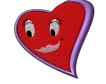 Mrs. Heart Embroidery Design - dst, exp, hus, jef, pcs, pes, sew, vip, vip3, xxx, pxf