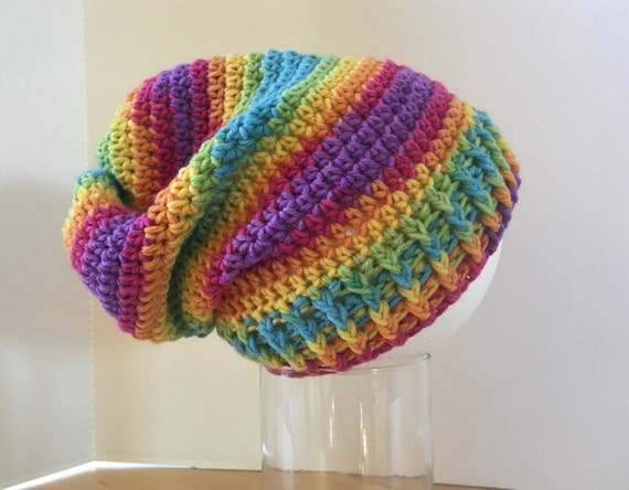 Rainbow Hat Crochet Hat Spring Hat Spring Toddler Hat