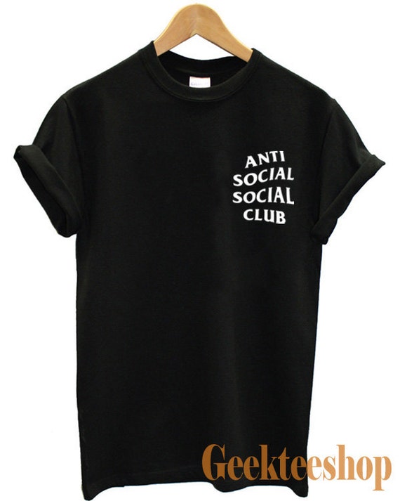 Kanye West Shirt Anti Social Social Club Logo by Geekteeshop