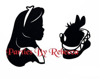 Alice in Wonderland SVG set