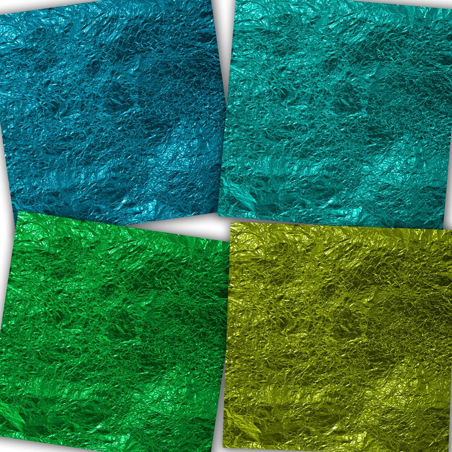 Foil Digital Paper Pack "Colorful Foil" colorful digital paper