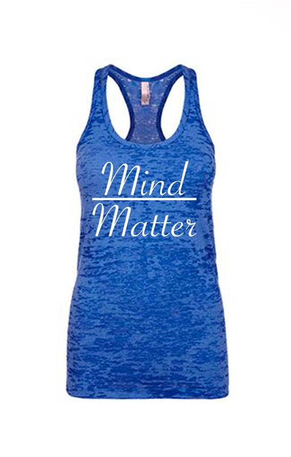 Mind over matter workout motivation gym by workoutclothinginc