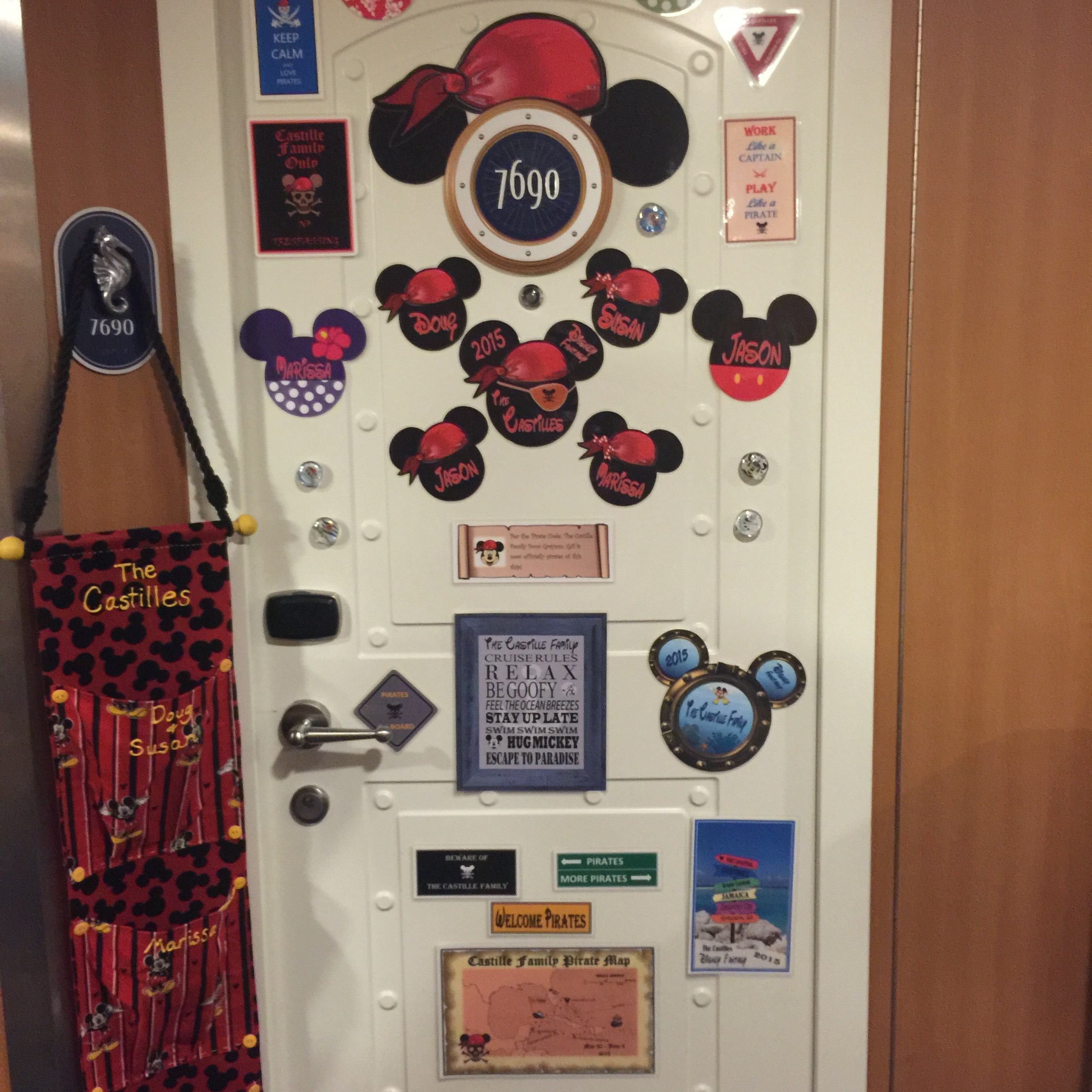 Personalized Laminated Cruise Door Magnets by GraysonTagsandMore