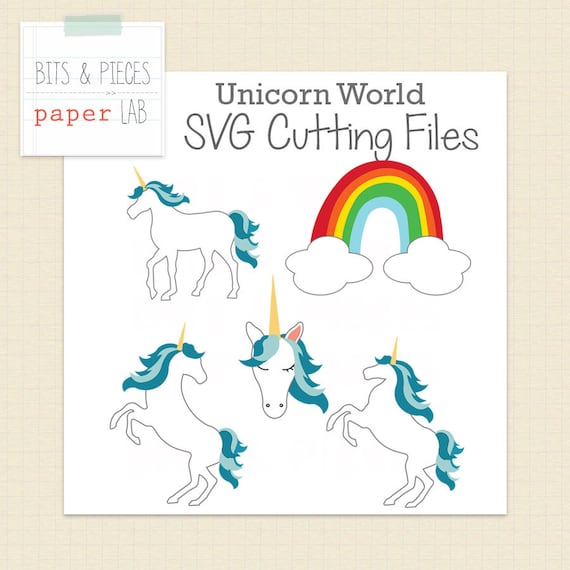 Download SVG Cutting File: Unicorn World