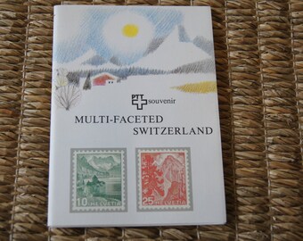 Vintage 1981 - PTT-Souvenir "Vielgestaltige Schweiz" - Annual collectors set of Swiss Postage Stamps