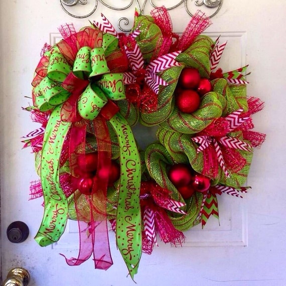 SALE: Whimsical Extra Large Merry Christmas by SouthernDoorArt