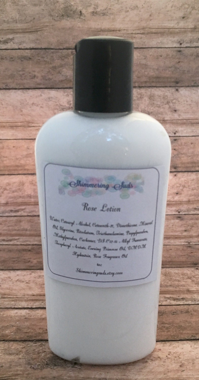 On sale Rose Lotion Evening Primrose Lotion Mineral Oil