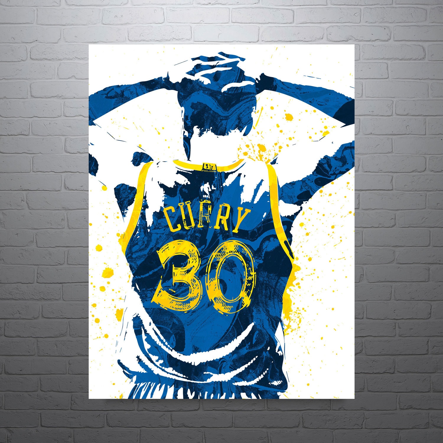Stephen Curry Golden State Warriors Poster by PixArtsy on Etsy