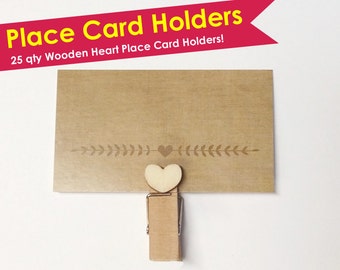 25 Place Card Holder Wedding- Wedding Place Card Holders- Wedding Placecard Holders- Placecard Holder- Wedding Name Card Holder