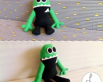 Alien Derp (Plush Alien, medium sized, fleece plushie)