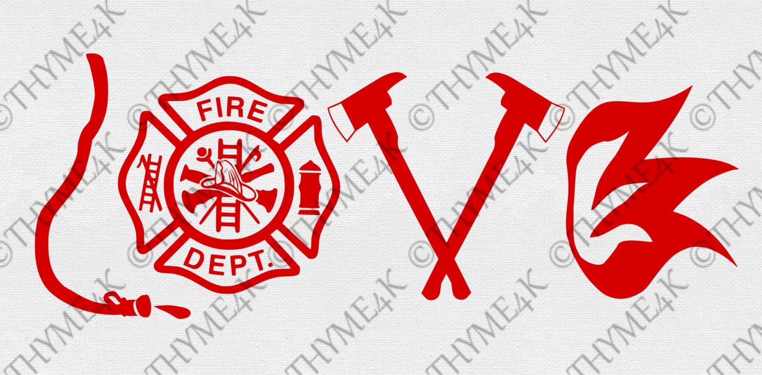 Download Digital Design LOVE Fire Department Instant