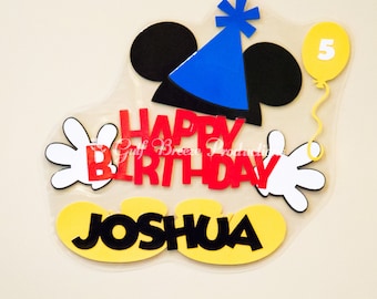 Personalized Birthday Mickey Mouse Disney Cruise Door Magnet