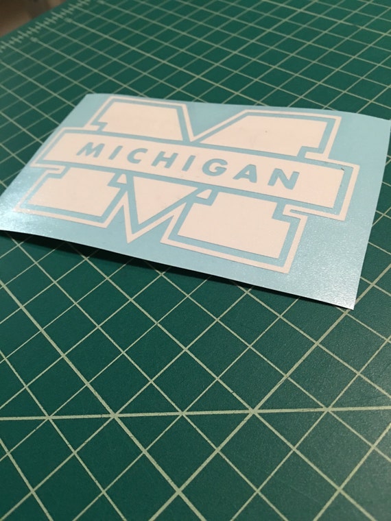 Michigan Wolverines Vinyl Sticker Decal College Sports