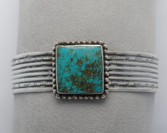 Native american cuff bracelet and sterling silver