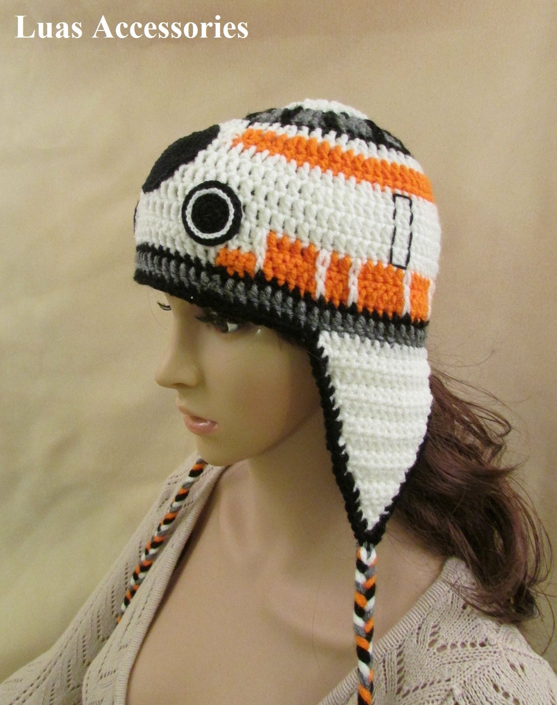 Crochet BB8 Hat Star Wars Hat Star Wars Character Hat Ears